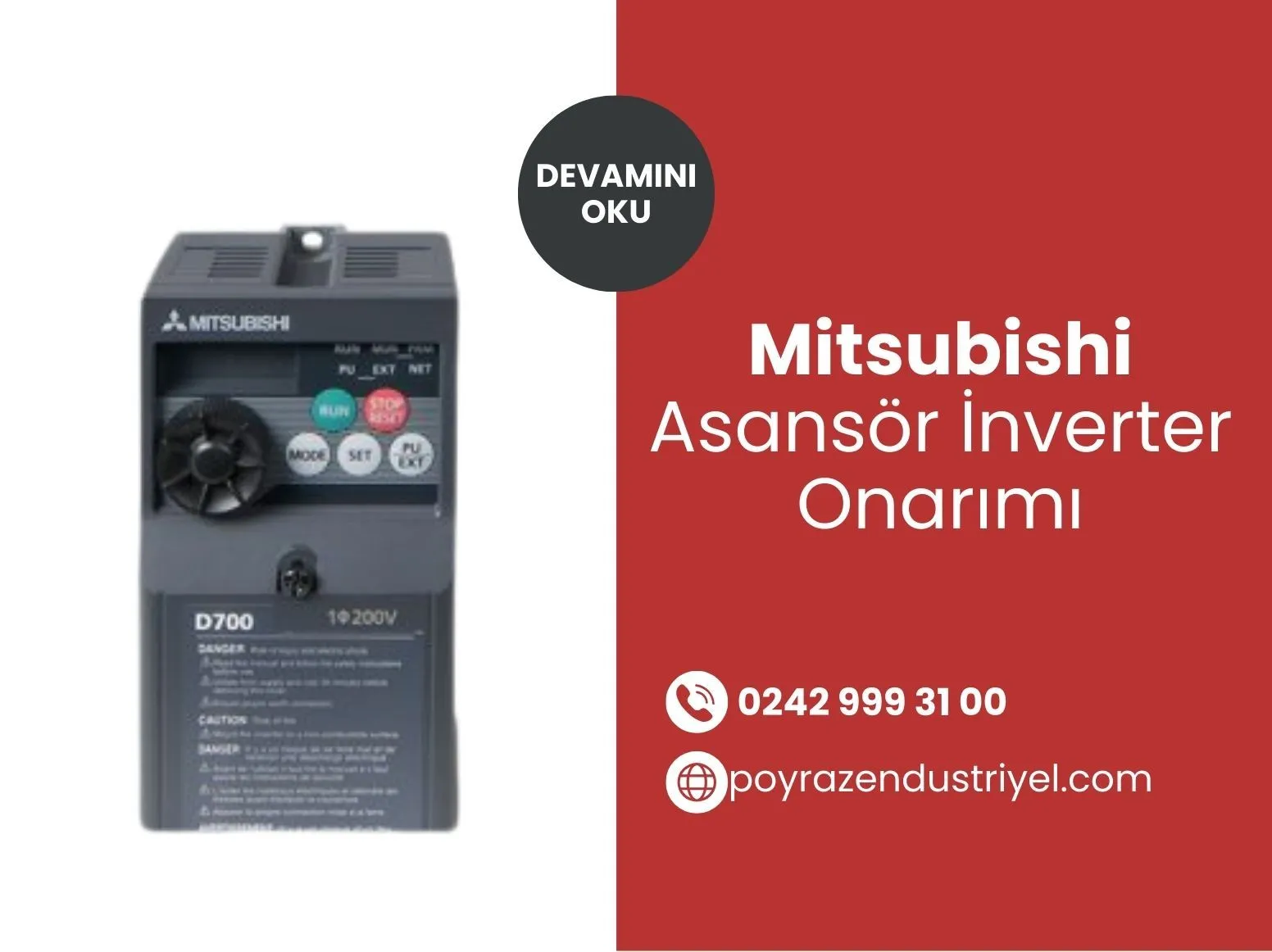 Mitsubishi Asansör İnverter Onarımı